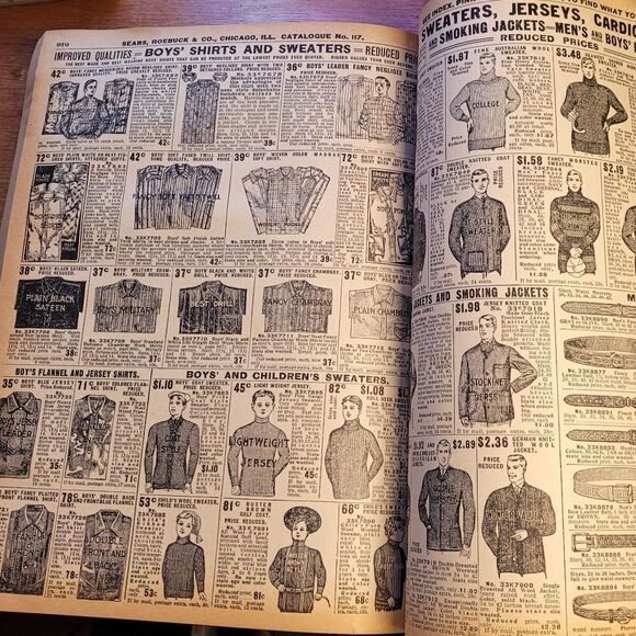 VINTAGE Sears Roebuck Co 1908 reprint catalog book The Great Price Maker 1969 - Picture 9 of 10